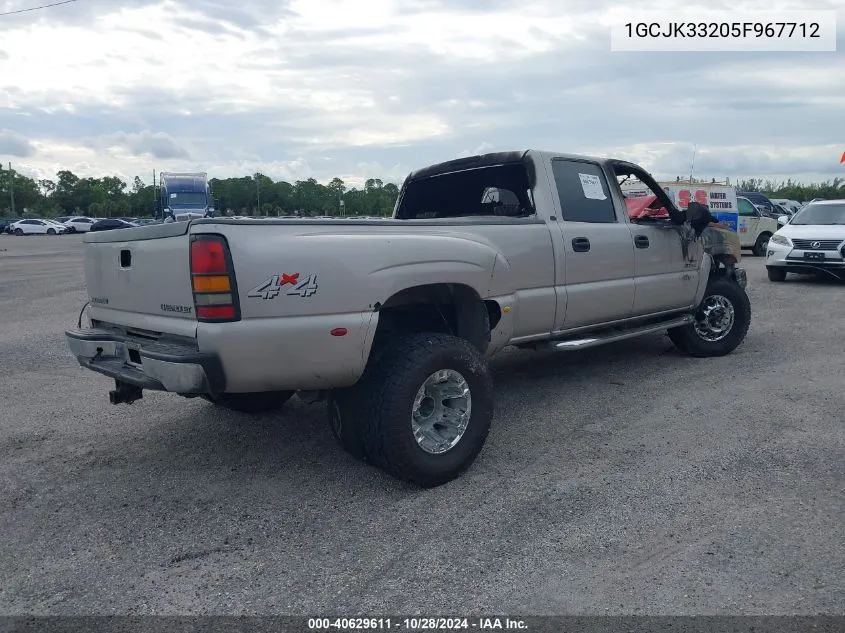 2005 Chevrolet Silverado 3500 K3500 VIN: 1GCJK33205F967712 Lot: 40629611