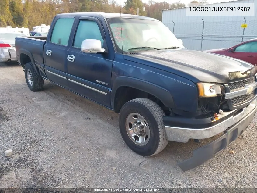 2005 Chevrolet Silverado 1500Hd Ls VIN: 1GCGC13UX5F912987 Lot: 40671531