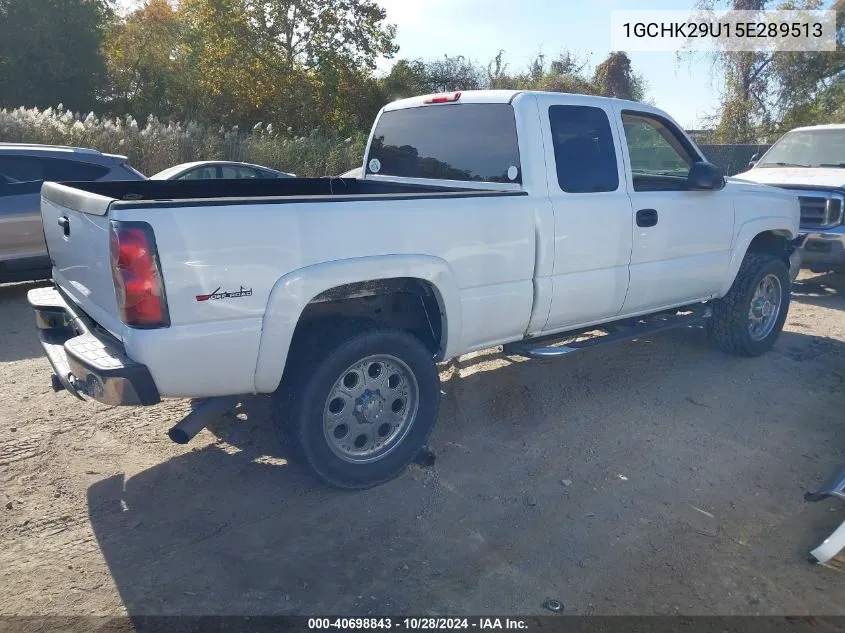 2005 Chevrolet Silverado 2500Hd Lt VIN: 1GCHK29U15E289513 Lot: 40698843