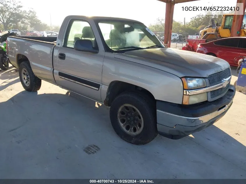 2005 Chevrolet Silverado 1500 VIN: 1GCEK14V65Z232410 Lot: 40700743