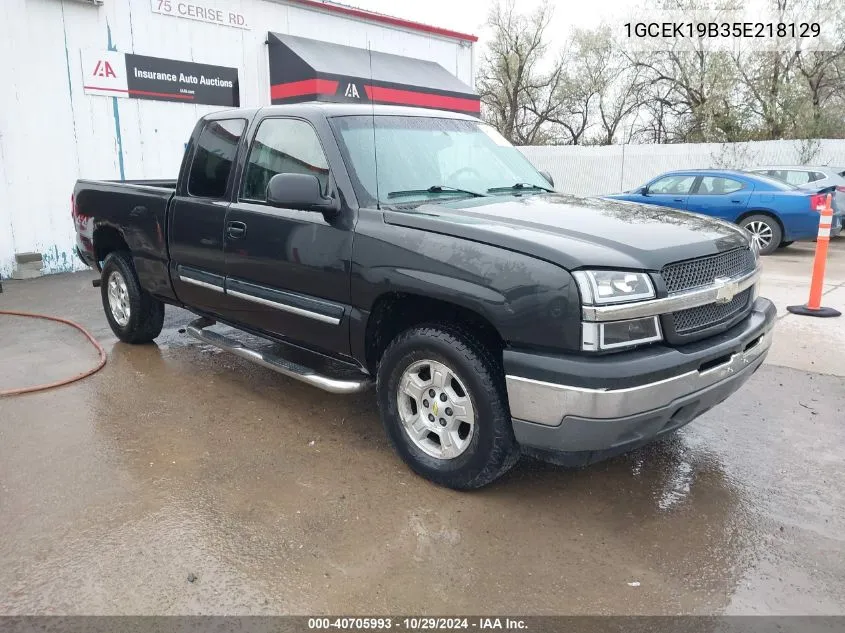 2005 Chevrolet Silverado 1500 Ls VIN: 1GCEK19B35E218129 Lot: 40705993