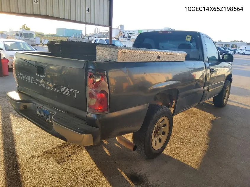 2005 Chevrolet Silverado 1500 VIN: 1GCEC14X65Z198564 Lot: 40753804