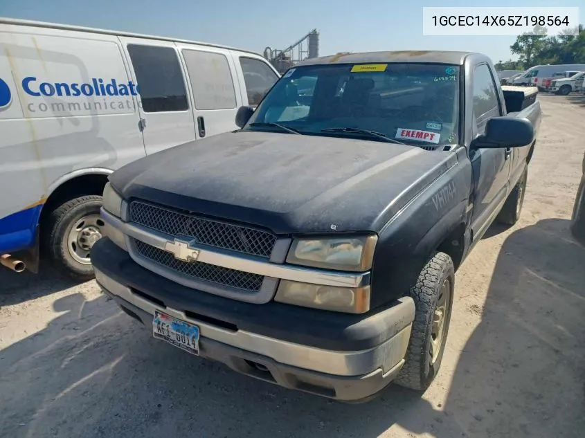 2005 Chevrolet Silverado 1500 VIN: 1GCEC14X65Z198564 Lot: 40753804