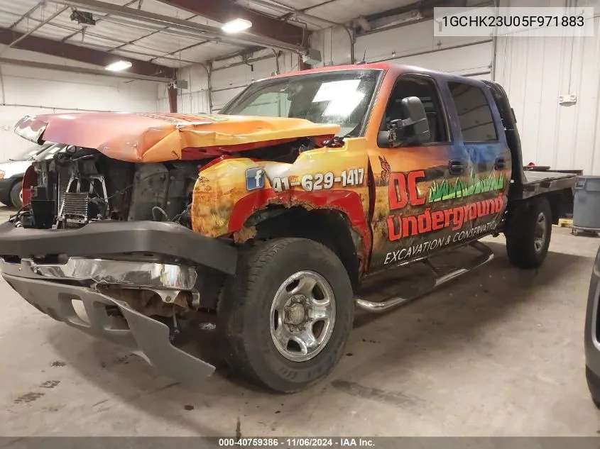 2005 Chevrolet Silverado 2500Hd Lt VIN: 1GCHK23U05F971883 Lot: 40759386