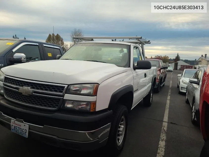 2005 Chevrolet Silverado C2500 Heavy Duty VIN: 1GCHC24U85E303413 Lot: 40771442