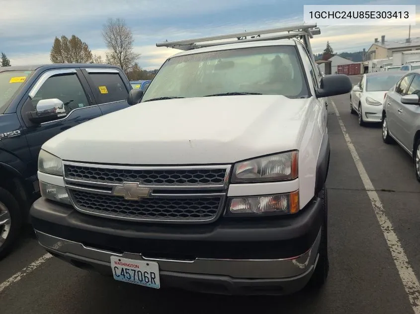 2005 Chevrolet Silverado C2500 Heavy Duty VIN: 1GCHC24U85E303413 Lot: 40771442