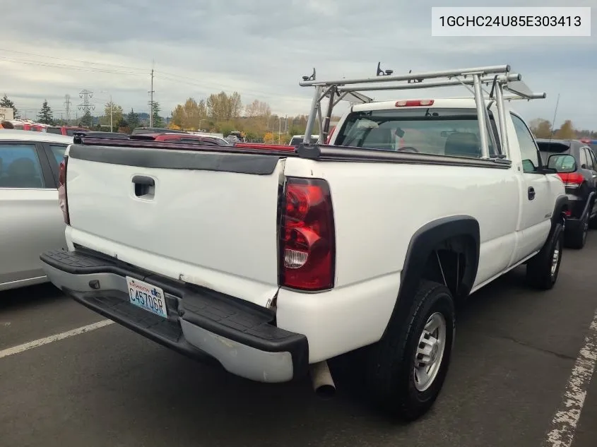 2005 Chevrolet Silverado C2500 Heavy Duty VIN: 1GCHC24U85E303413 Lot: 40771442