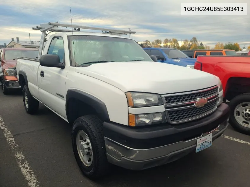 2005 Chevrolet Silverado C2500 Heavy Duty VIN: 1GCHC24U85E303413 Lot: 40771442