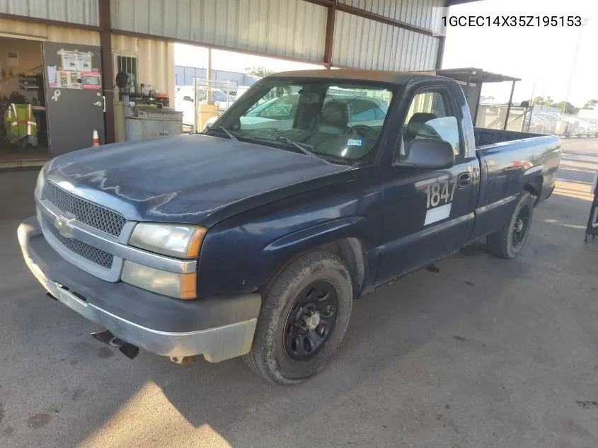 2005 Chevrolet Silverado C1500 VIN: 1GCEC14X35Z195153 Lot: 40782463