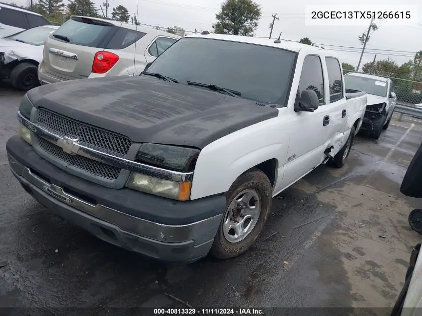 2005 Chevrolet Silverado 1500 Lt VIN: 2GCEC13TX51266615 Lot: 40813329