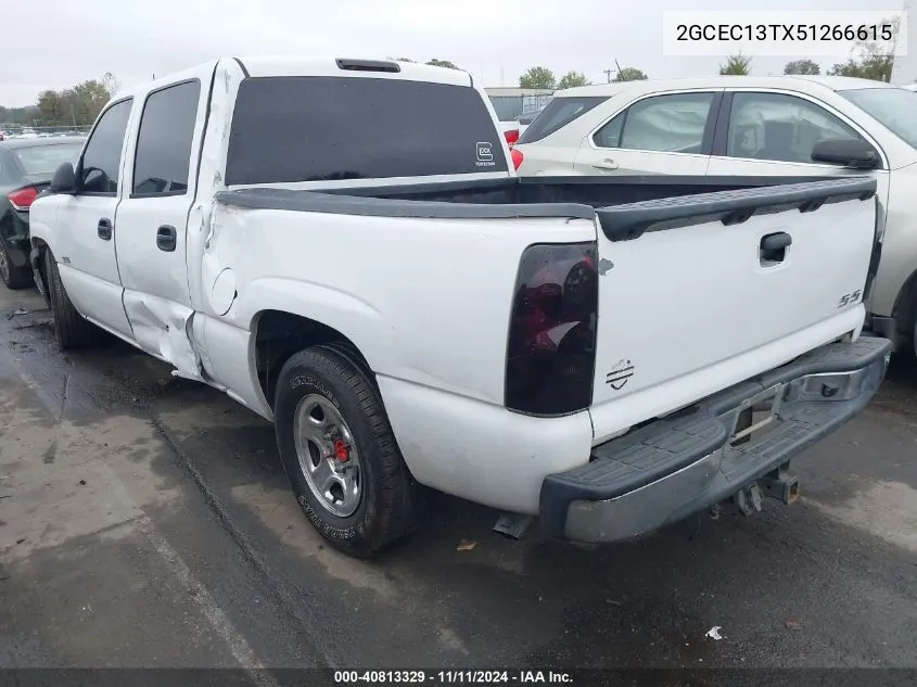 2005 Chevrolet Silverado 1500 Lt VIN: 2GCEC13TX51266615 Lot: 40813329