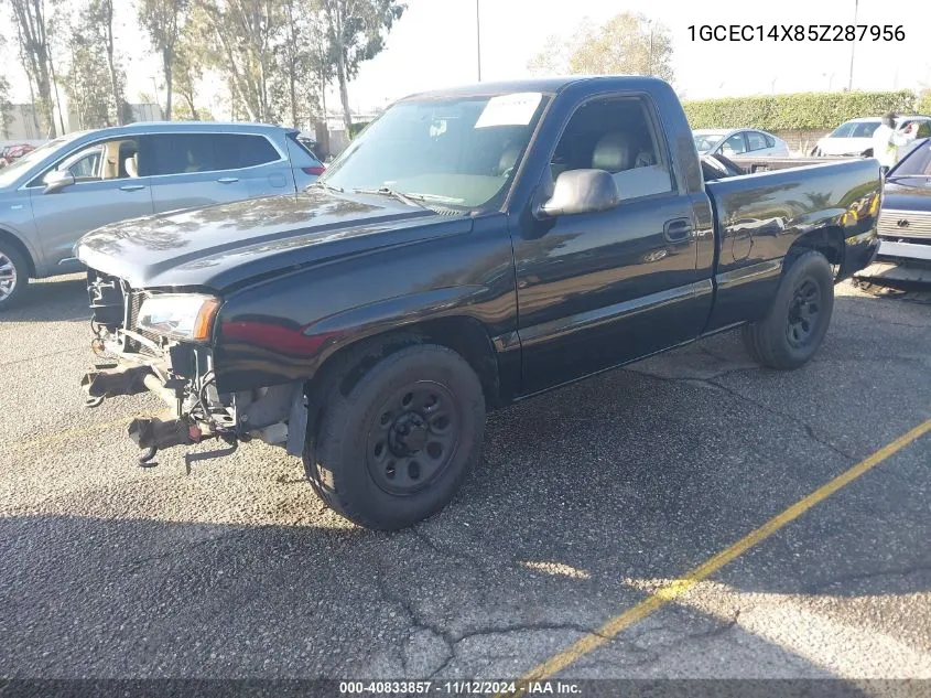 2005 Chevrolet Silverado 1500 Work Truck VIN: 1GCEC14X85Z287956 Lot: 40833857