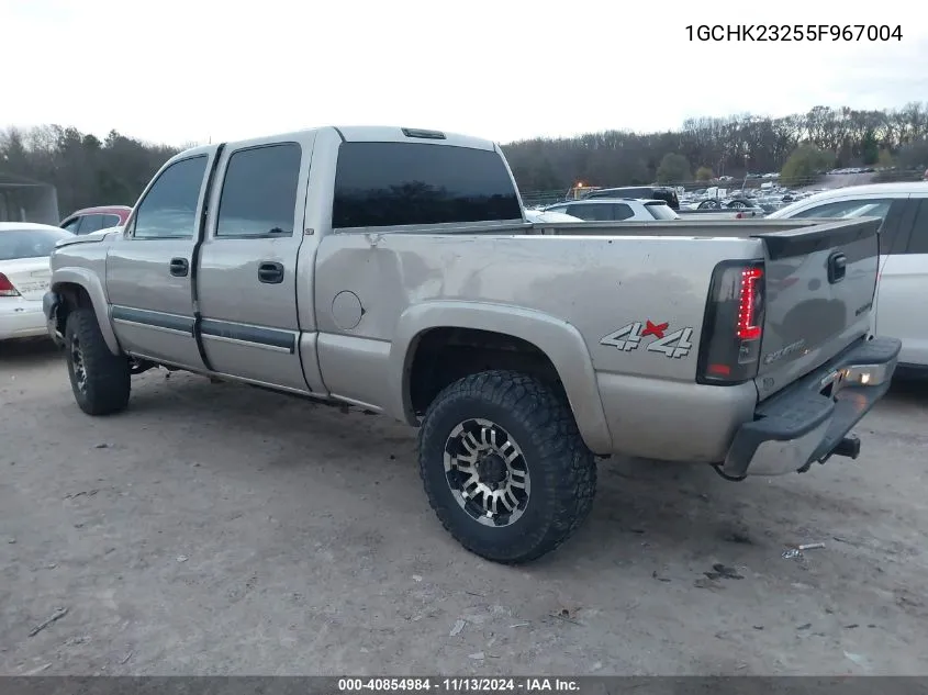 2005 Chevrolet Silverado 2500Hd Lt VIN: 1GCHK23255F967004 Lot: 40854984