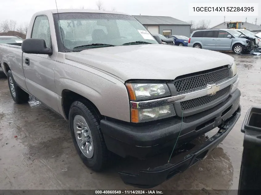 2005 Chevrolet Silverado 1500 Work Truck VIN: 1GCEC14X15Z284395 Lot: 40860549