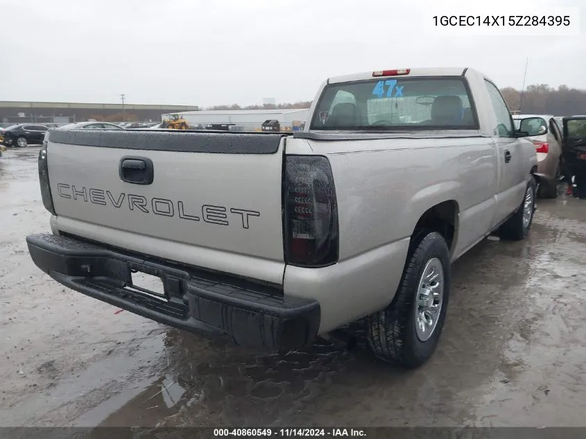 2005 Chevrolet Silverado 1500 Work Truck VIN: 1GCEC14X15Z284395 Lot: 40860549