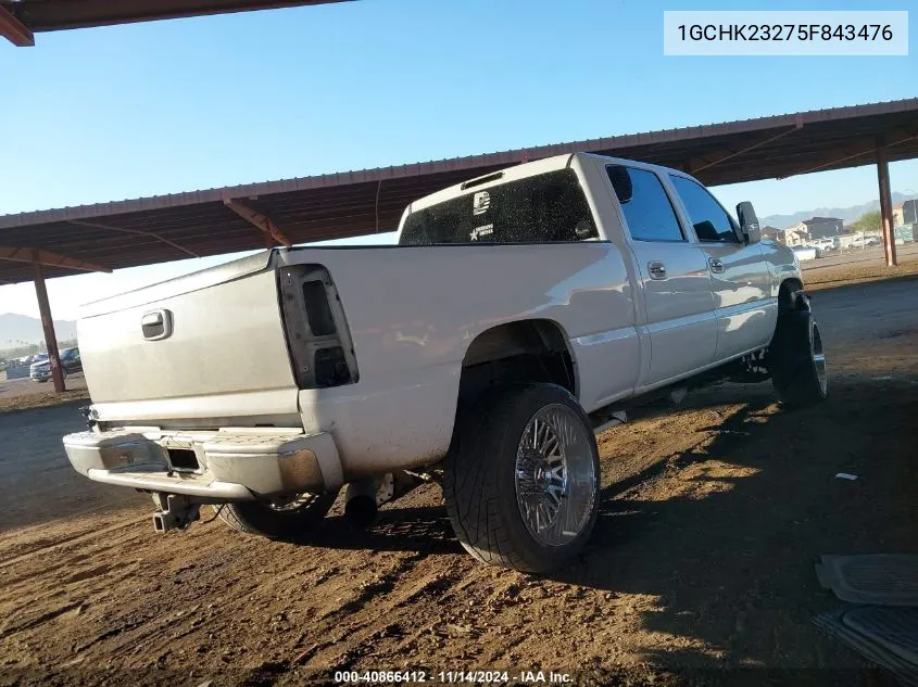 2005 Chevrolet Silverado 2500Hd Lt VIN: 1GCHK23275F843476 Lot: 40866412