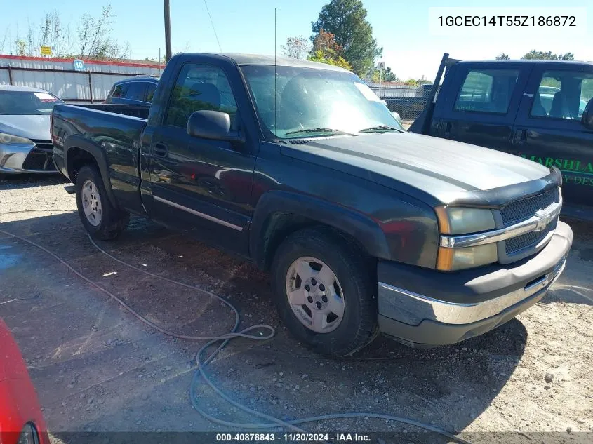 2005 Chevrolet Silverado 1500 VIN: 1GCEC14T55Z186872 Lot: 40878843