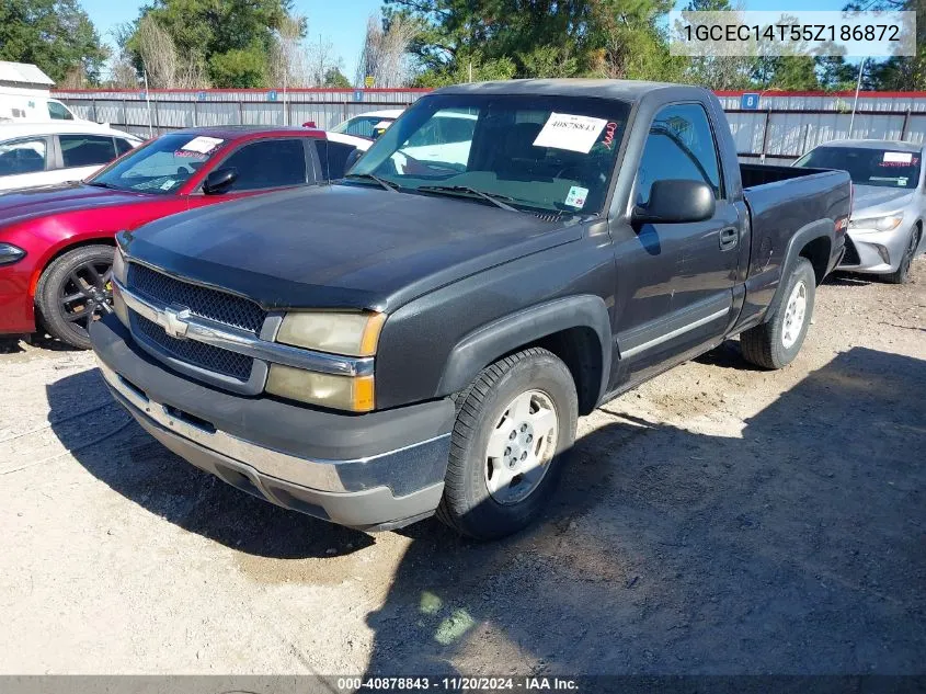 2005 Chevrolet Silverado 1500 VIN: 1GCEC14T55Z186872 Lot: 40878843