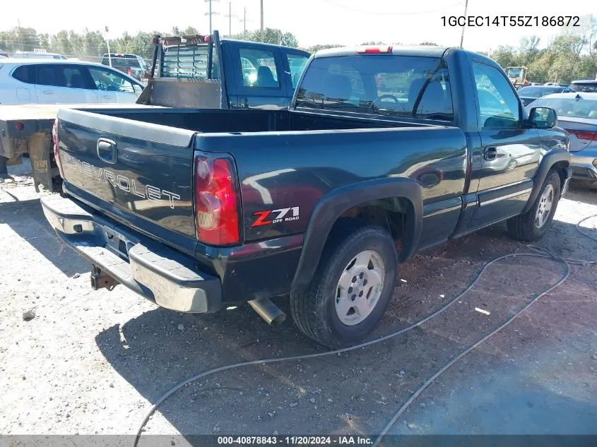 2005 Chevrolet Silverado 1500 VIN: 1GCEC14T55Z186872 Lot: 40878843