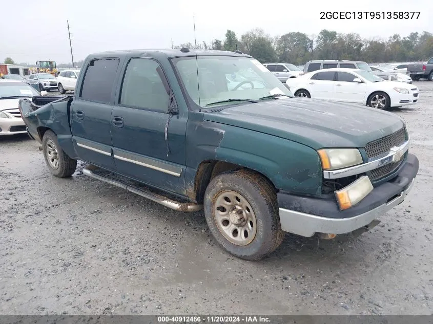 2GCEC13T951358377 2005 Chevrolet Silverado 1500 Ls