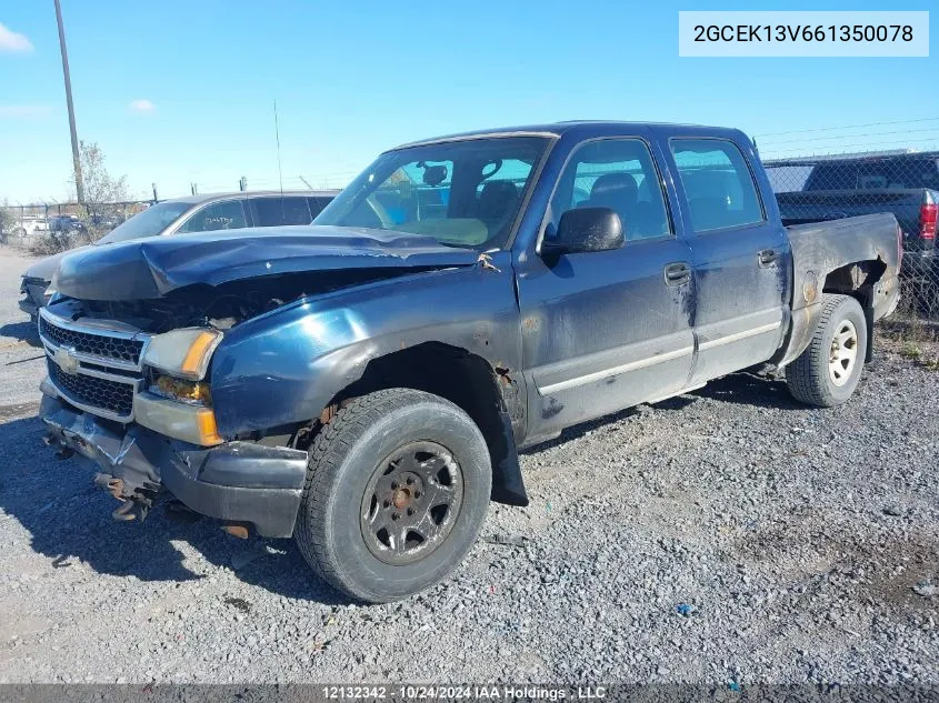 2006 Chevrolet Silverado 1500 VIN: 2GCEK13V661350078 Lot: 12132342