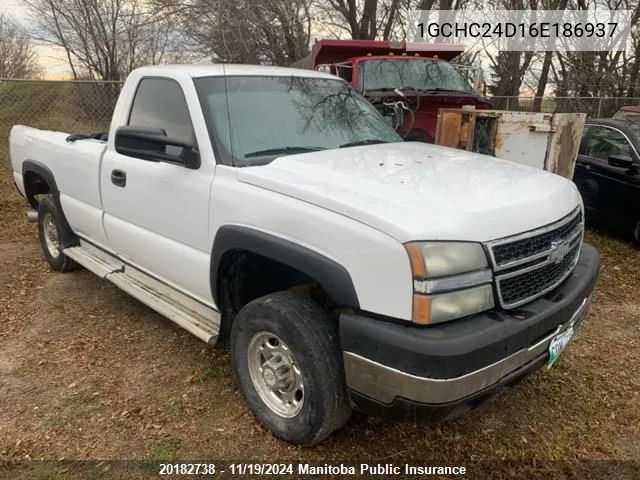 2006 Chevrolet Silverado 2500 Hd VIN: 1GCHC24D16E186937 Lot: 20182738