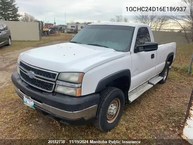 2006 Chevrolet Silverado 2500 Hd VIN: 1GCHC24D16E186937 Lot: 20182738