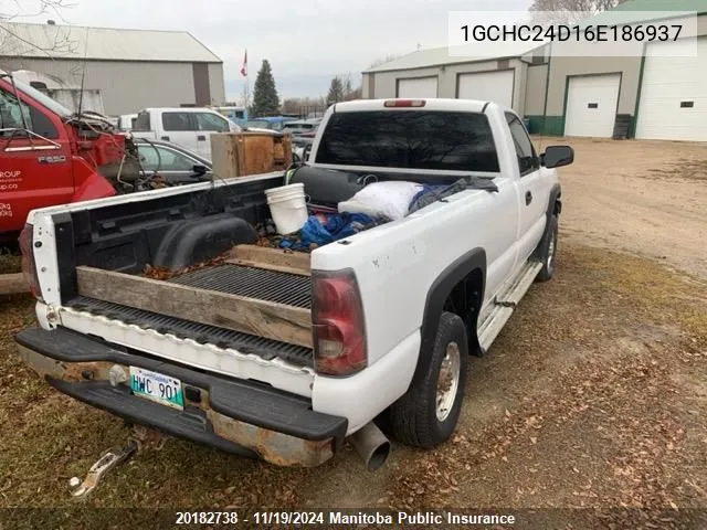 2006 Chevrolet Silverado 2500 Hd VIN: 1GCHC24D16E186937 Lot: 20182738