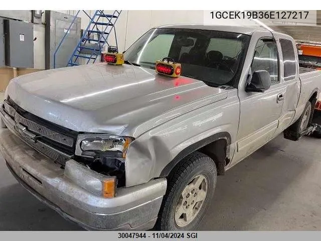 2006 Chevrolet Silverado K1500 VIN: 1GCEK19B36E127217 Lot: 30047944