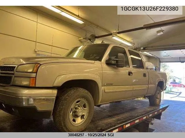 2006 Chevrolet Silverado K1500 Heavy Duty VIN: 1GCGK13U26F229380 Lot: 30048297