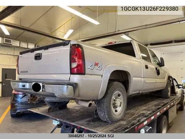 1GCGK13U26F229380 2006 Chevrolet Silverado K1500 Heavy Duty