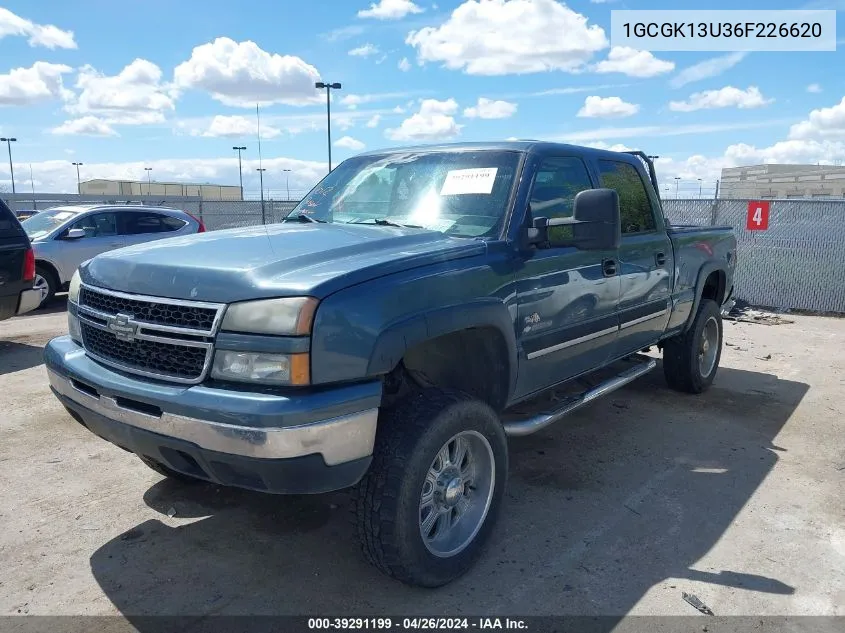 2006 Chevrolet Silverado 1500Hd Lt1 VIN: 1GCGK13U36F226620 Lot: 39291199