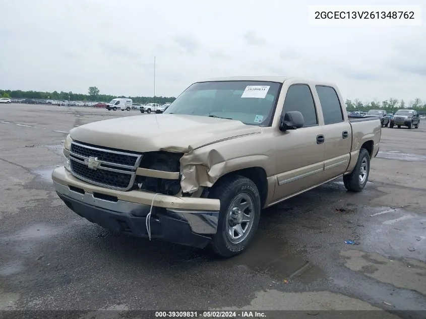 2006 Chevrolet Silverado 1500 Ls VIN: 2GCEC13V261348762 Lot: 39309831