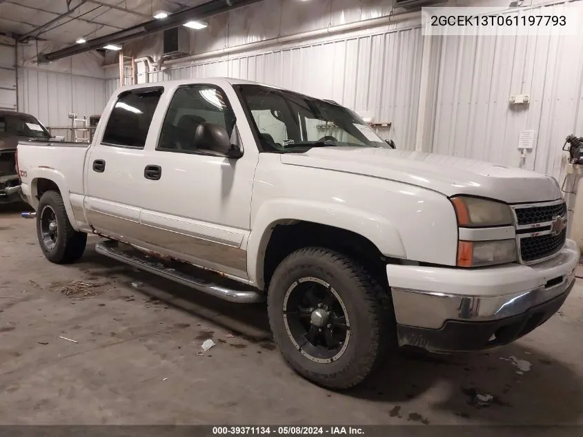 2006 Chevrolet Silverado 1500 Lt3 VIN: 2GCEK13T061197793 Lot: 39371134