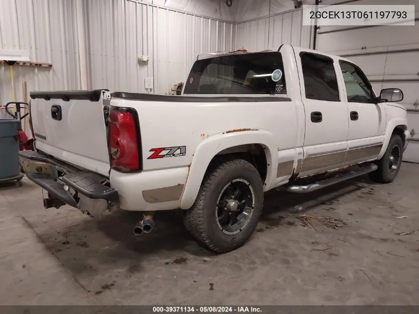 2006 Chevrolet Silverado 1500 Lt3 VIN: 2GCEK13T061197793 Lot: 39371134