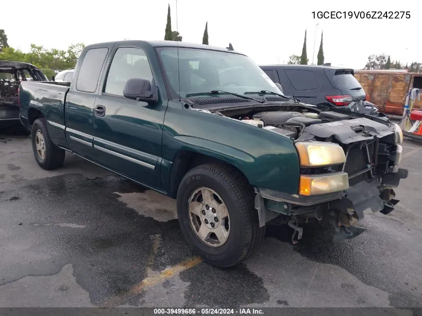 2006 Chevrolet Silverado 1500 Lt1 VIN: 1GCEC19V06Z242275 Lot: 39499686