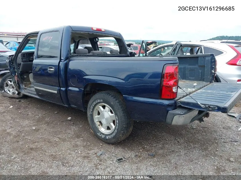 2006 Chevrolet Silverado 1500 Ls VIN: 2GCEC13V161296685 Lot: 39516317