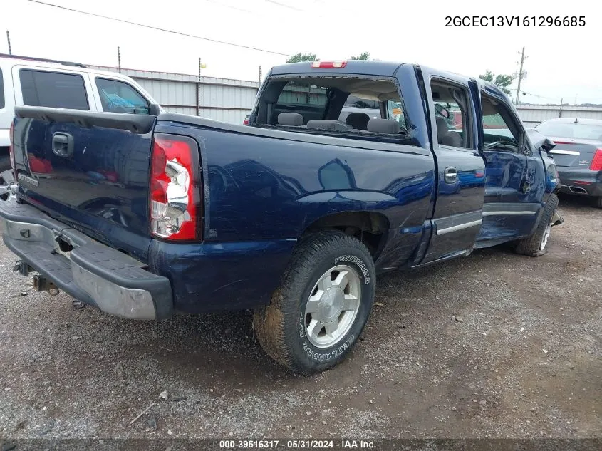 2006 Chevrolet Silverado 1500 Ls VIN: 2GCEC13V161296685 Lot: 39516317