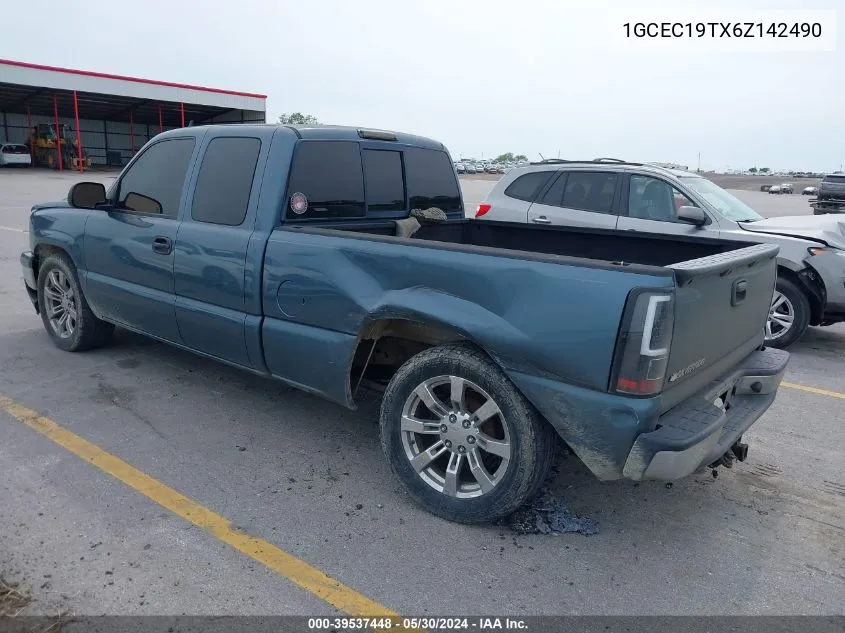 1GCEC19TX6Z142490 2006 Chevrolet Silverado 1500 Lt2