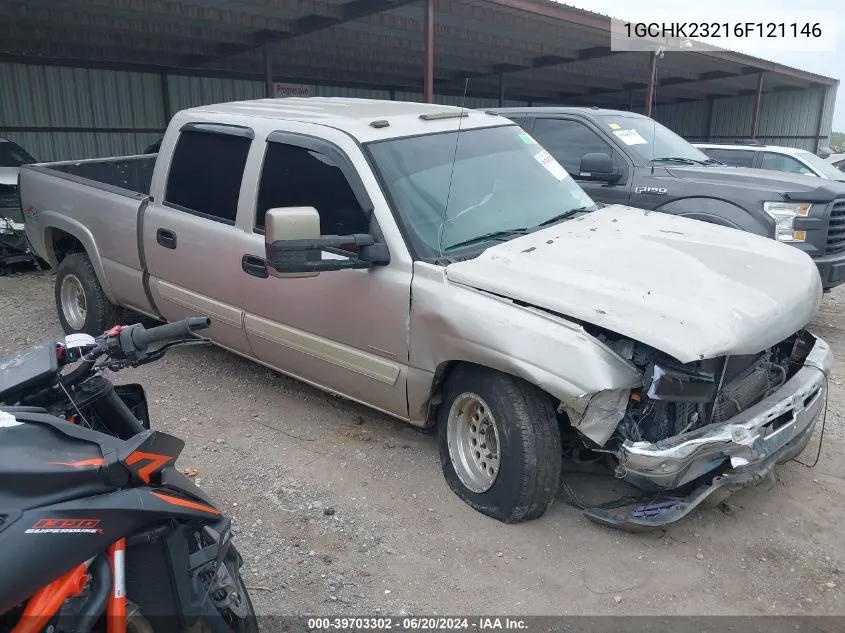 2006 Chevrolet Silverado K2500 Heavy Duty VIN: 1GCHK23216F121146 Lot: 39703302