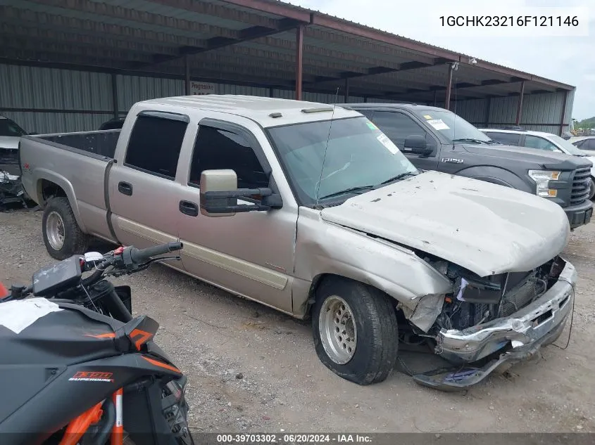 2006 Chevrolet Silverado K2500 Heavy Duty VIN: 1GCHK23216F121146 Lot: 39703302