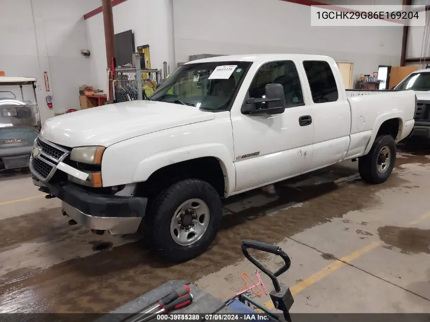 2006 Chevrolet Silverado 2500Hd Lt1 VIN: 1GCHK29G86E169204 Lot: 39785388