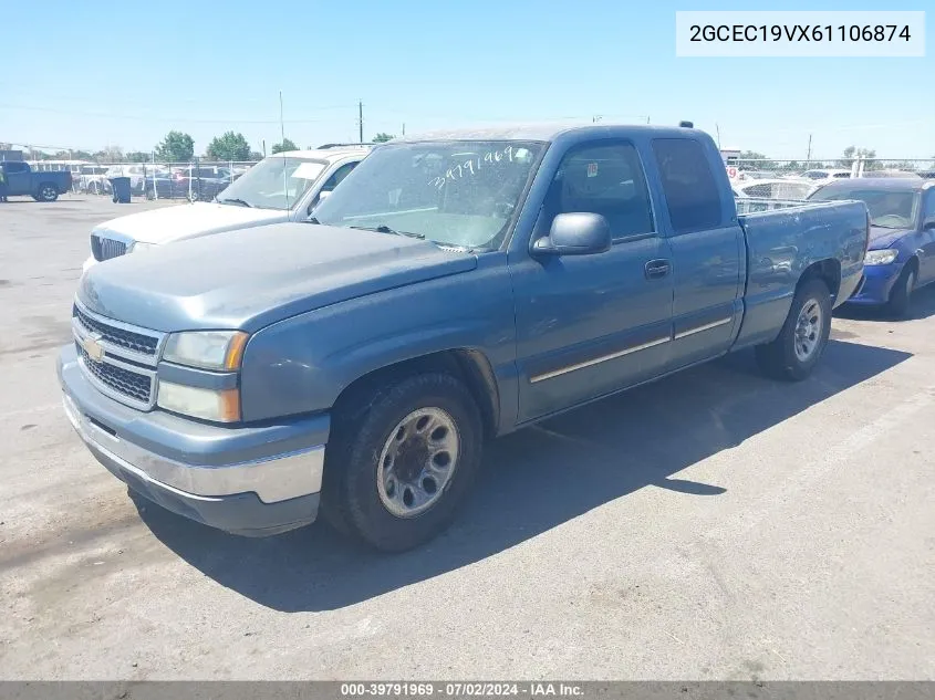 2006 Chevrolet Silverado 1500 Lt1 VIN: 2GCEC19VX61106874 Lot: 39791969