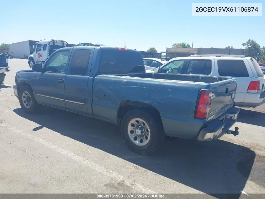 2006 Chevrolet Silverado 1500 Lt1 VIN: 2GCEC19VX61106874 Lot: 39791969