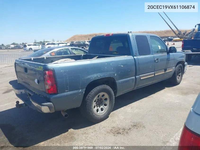 2006 Chevrolet Silverado 1500 Lt1 VIN: 2GCEC19VX61106874 Lot: 39791969