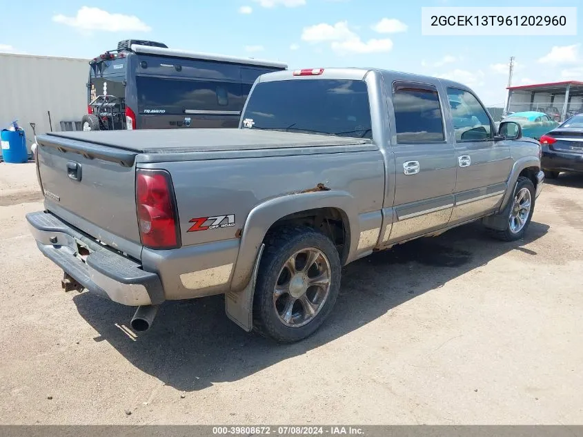 2006 Chevrolet Silverado 1500 Lt3 VIN: 2GCEK13T961202960 Lot: 39808672