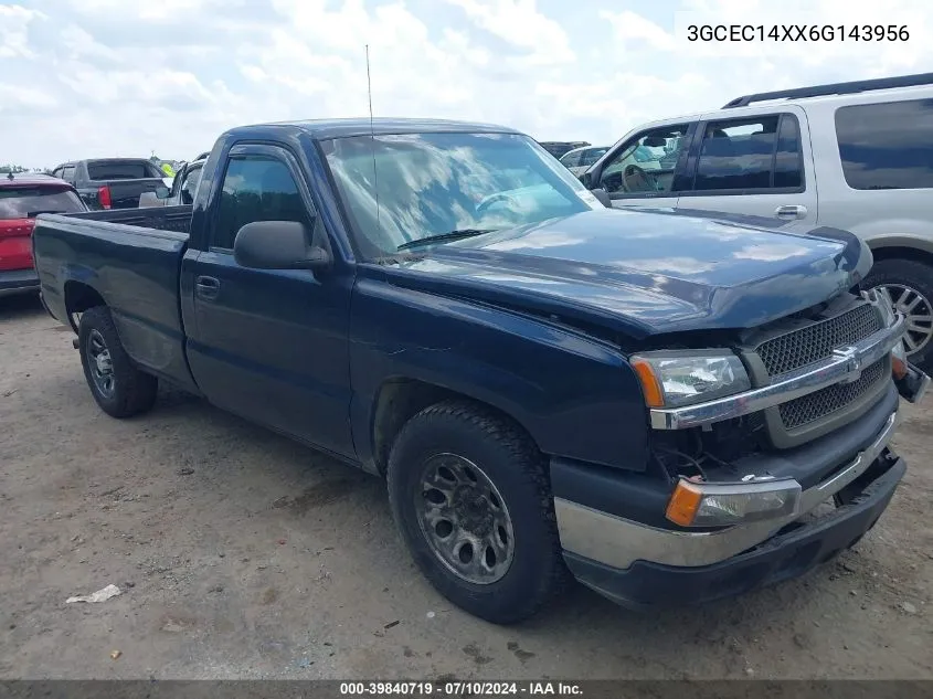 2006 Chevrolet Silverado 1500 Work Truck VIN: 3GCEC14XX6G143956 Lot: 39840719