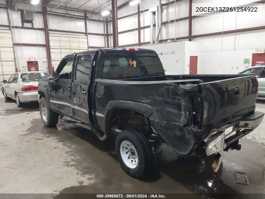 2006 Chevrolet Silverado 1500 Lt3 VIN: 2GCEK13Z261254922 Lot: 39965672