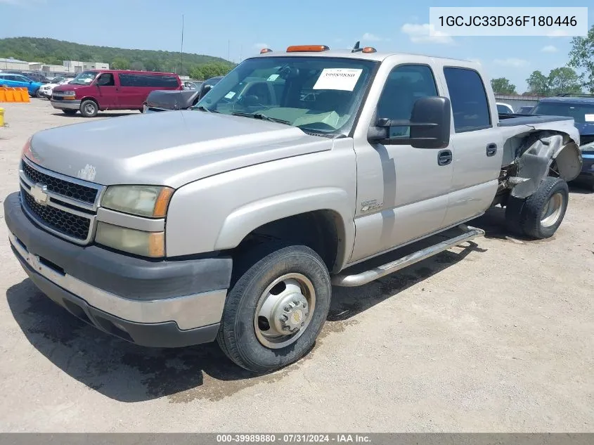 2006 Chevrolet Silverado 3500 Lt3 VIN: 1GCJC33D36F180446 Lot: 39989880