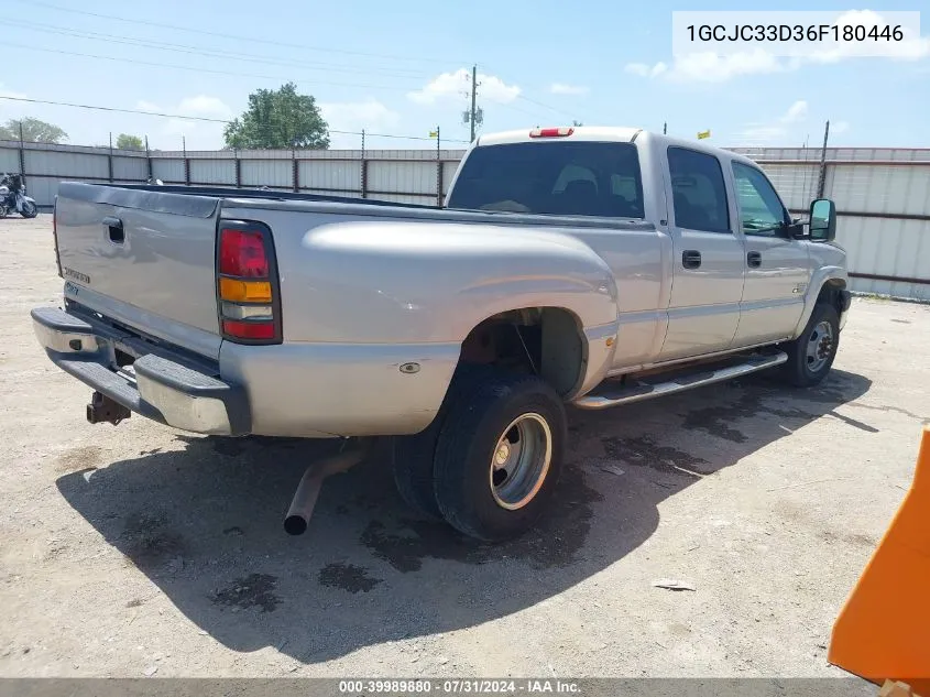 2006 Chevrolet Silverado 3500 Lt3 VIN: 1GCJC33D36F180446 Lot: 39989880